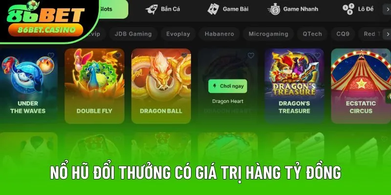 Nổ hũ đổi thưởng có giá trị hàng tỷ đồng